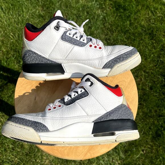 Nike Air Jordan 3 Retro Denim SE Fire Red Men\'s Shoes - Size 8 - Ships Now main image 10